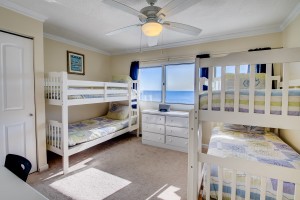 Beach condo with ocean views from bedroom